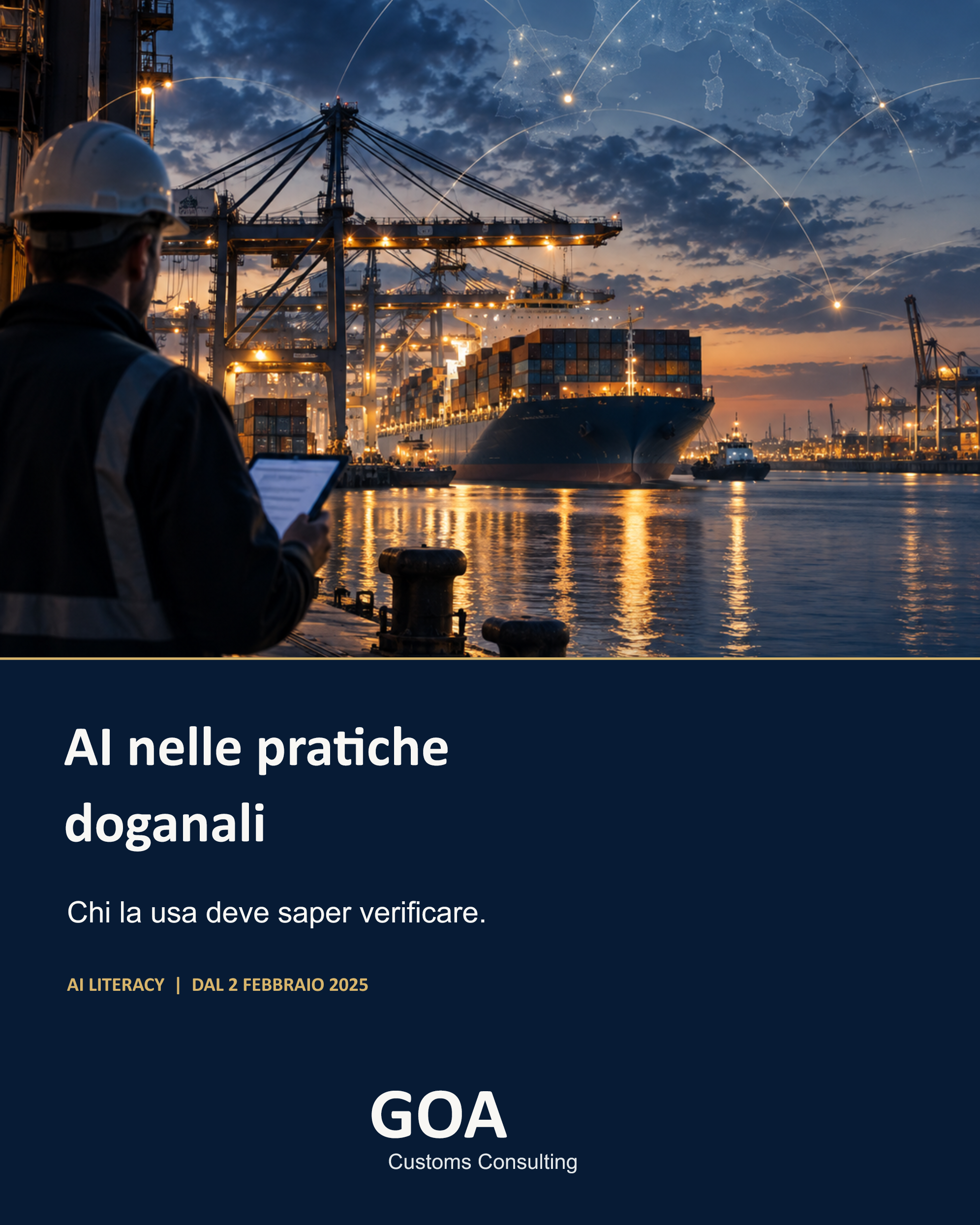 AI nelle pratiche doganali: chi la usa deve saper verificare